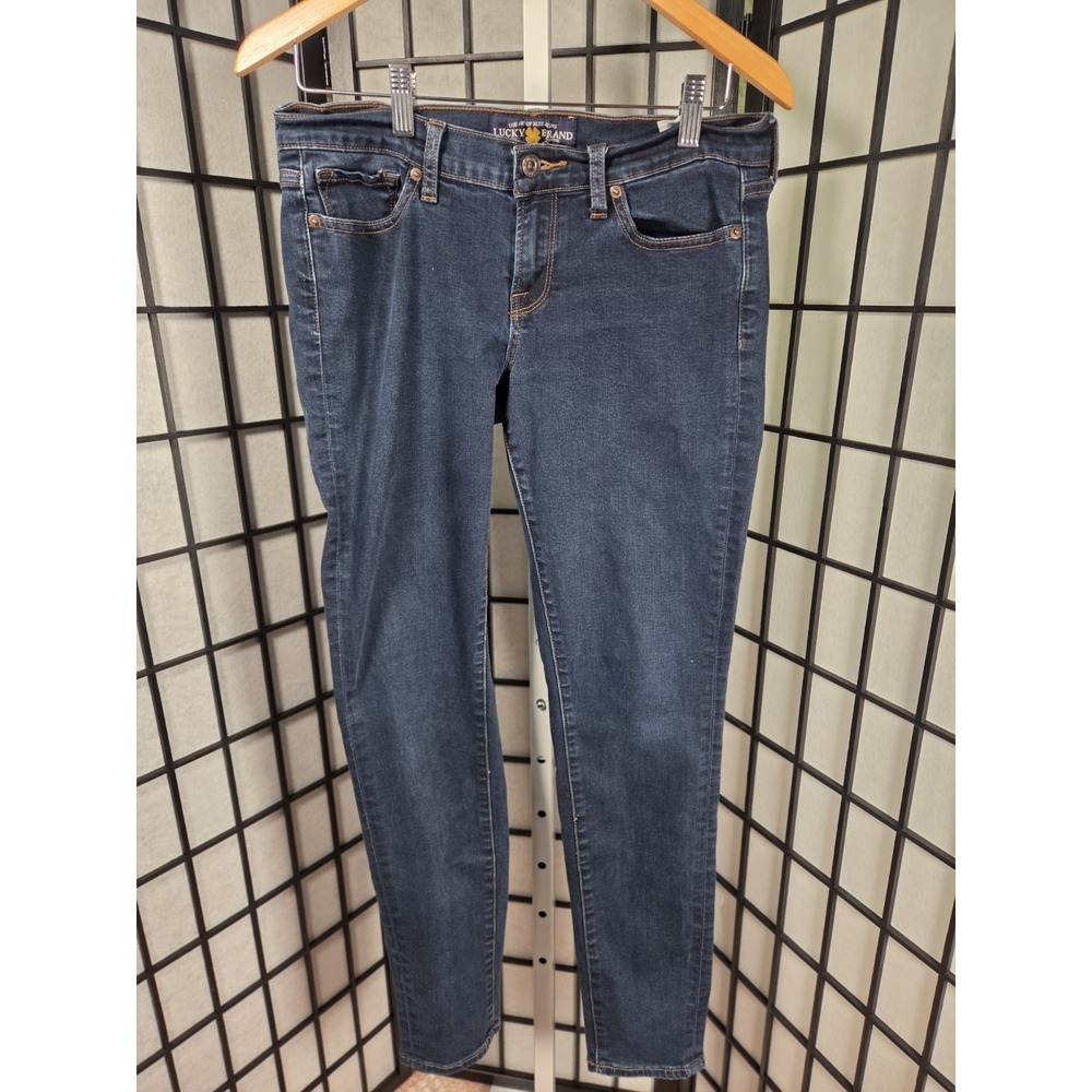 Lucky Brand Charlie Skinny Jeans Women's Size 8/29 Denim Blue Jeans
